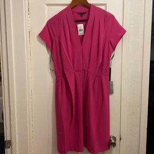 Felicity and Coco Halia Tie Waist Dress Pink Sz.Small Nordstrom